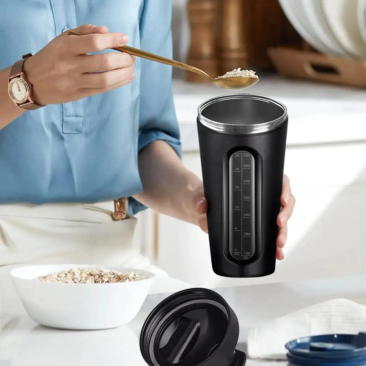 Shaker Portátil para Batido de Proteínas