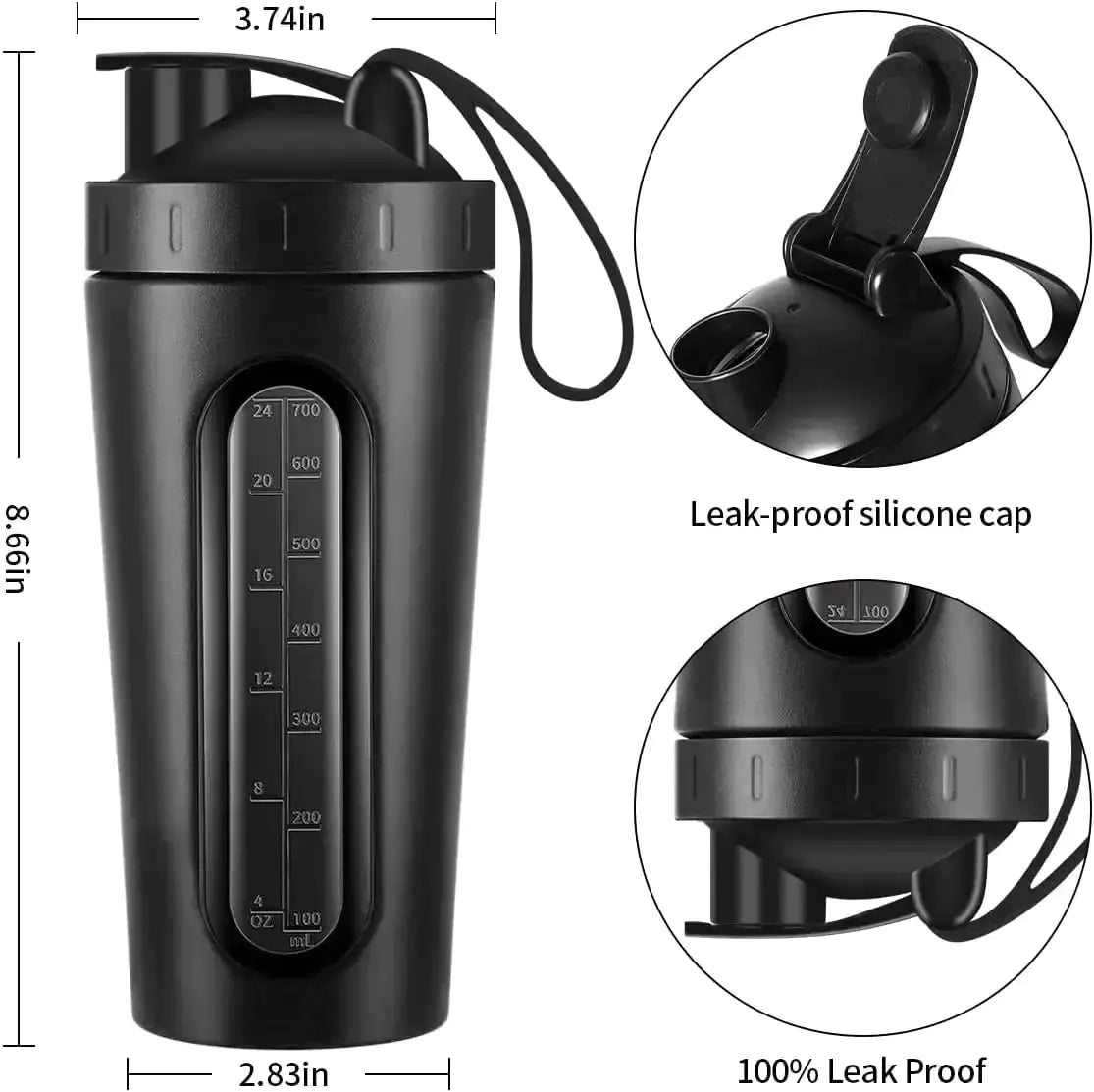 Shaker Portátil para Batido de Proteínas